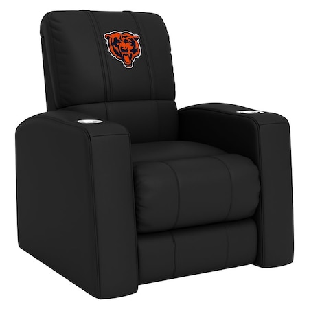 Dreamseat Home Theater Recliner with  Chicago Bears Secondary Logo XZ418301RHTCDBLK-PSNFL20031
